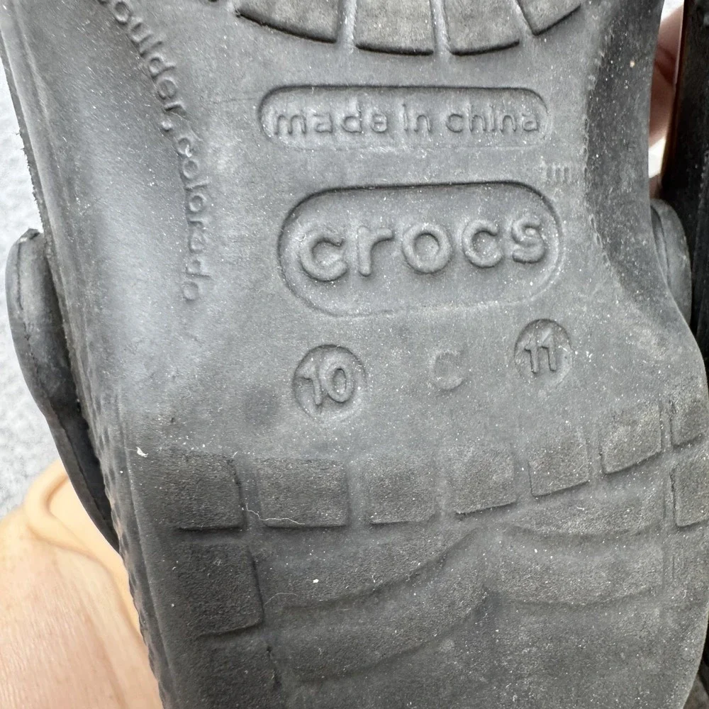 Crocs Star Wars Shoes Boys Size 10/11 The Force Awakens Black Clogs Kids Youth